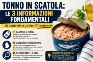 indicazioni tonno in scatola